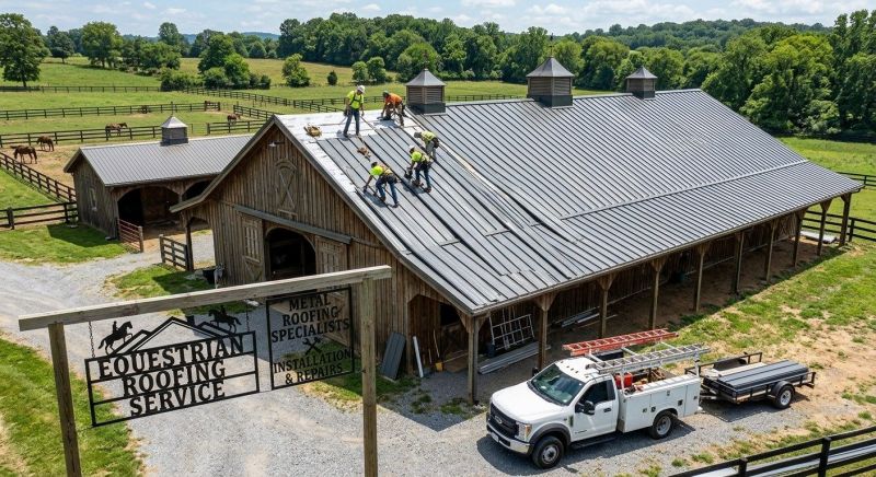 Barn Roof Installation in York County, ME