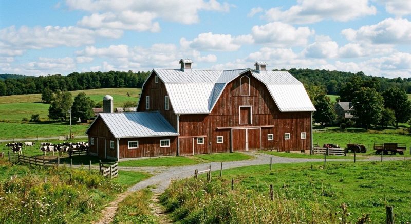 Barn Roof Replacement in Buxton, ME