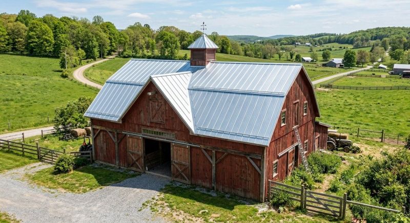 Barn Roof Replacement in Buxton, ME