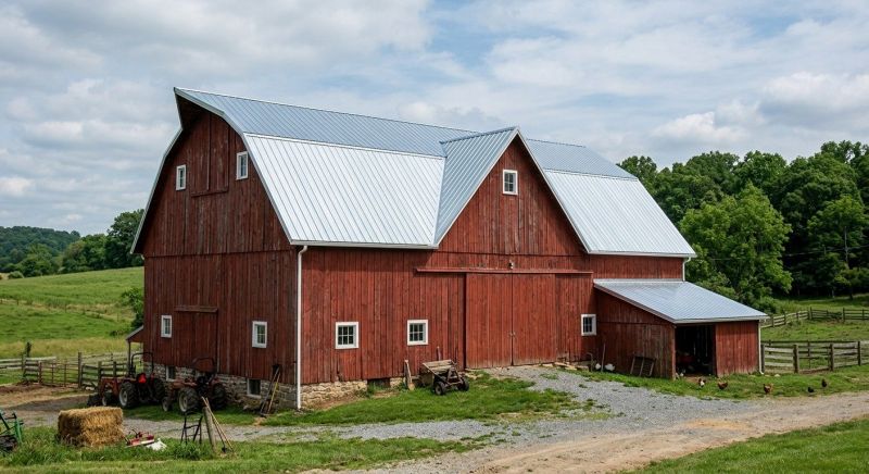 Barn Roof Replacement in Ogunquit, ME