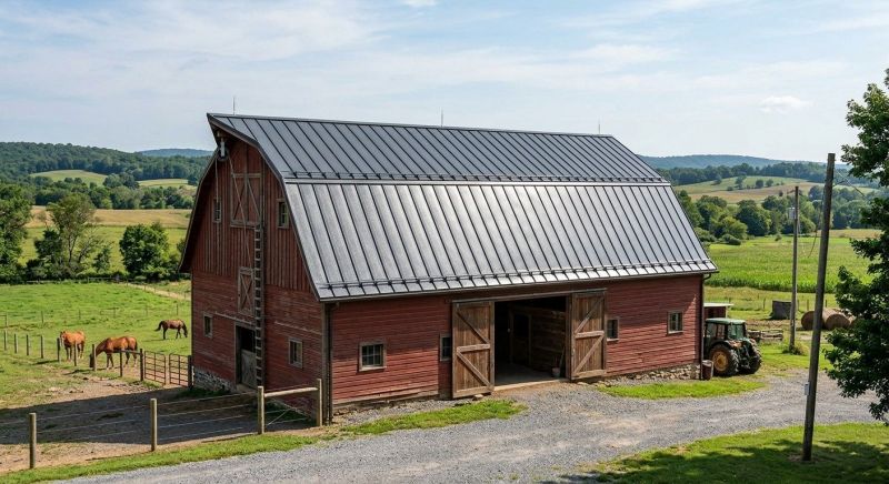 Barn Roof Replacement in Sanford, ME