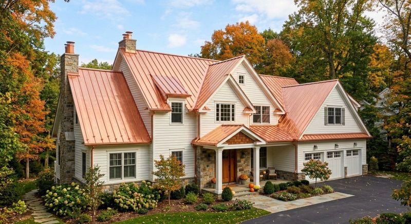 Copper Roof Replacement in York County, ME