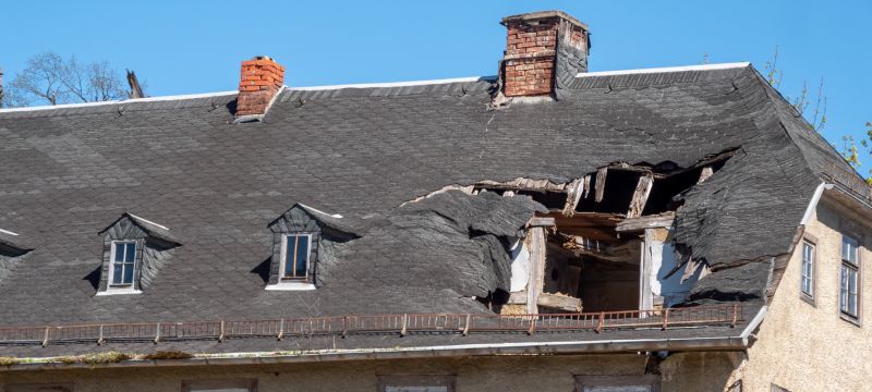 Damaged Roof Replacement in Saco, ME