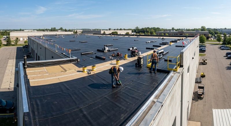 Epdm Roof Installation in East Waterboro, ME