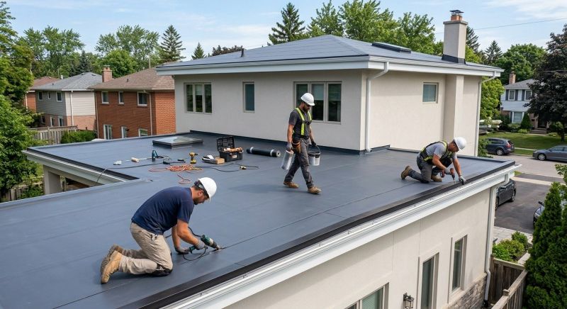 Epdm Roof Installation in Gorham, ME