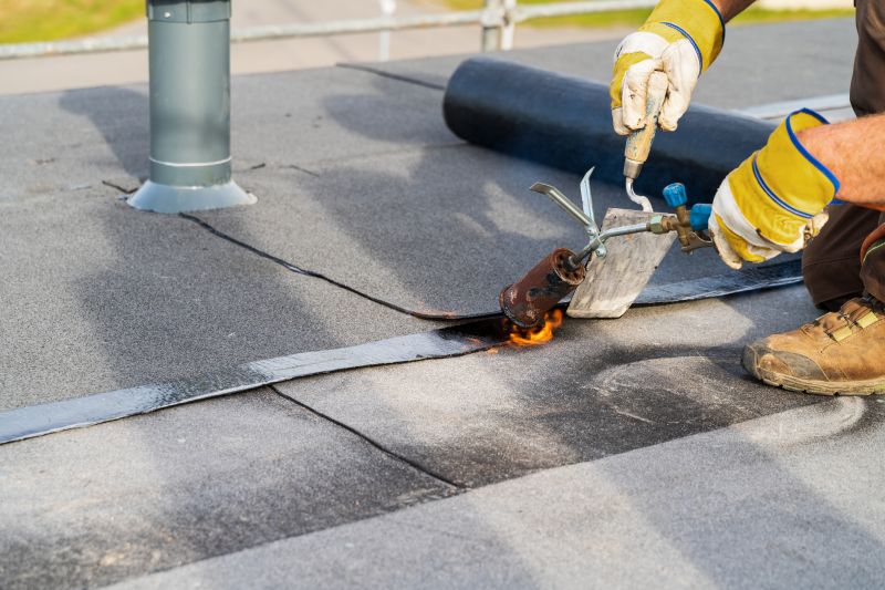 Flat Roof Installation in Hollis Center, ME