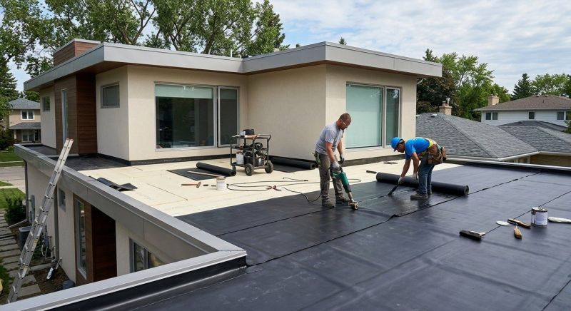 Flat Roof Installation in Lebanon, ME