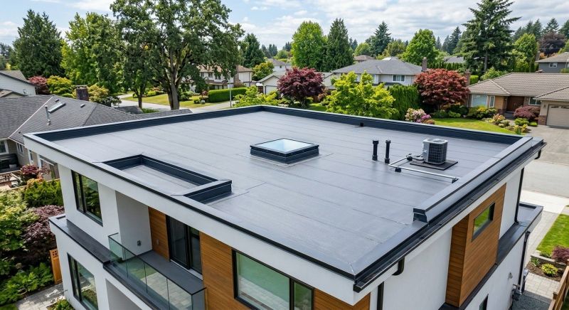 Flat Roof Installation in Limerick, ME