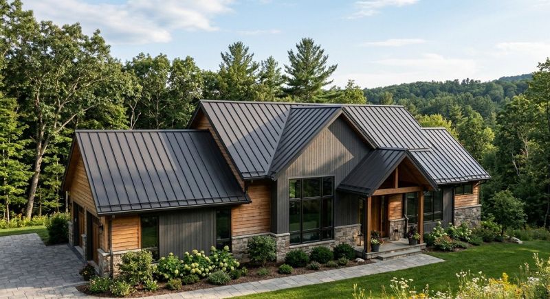 Metal Roof Replacement in Scarborough, ME
