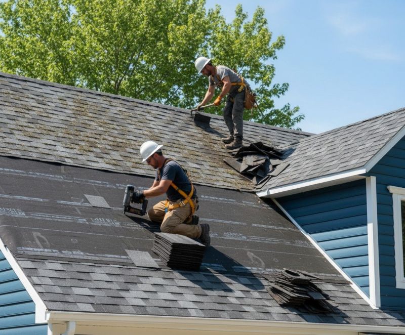 Shingle Roof Replacement in Wells, ME