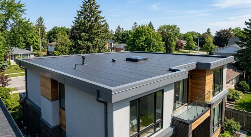 Single Ply Roof Installation in York, ME
