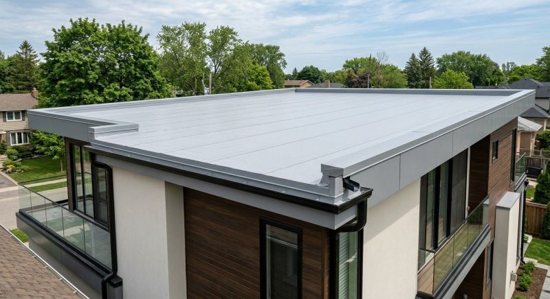 Single Ply Roof Replacement in Cape Elizabeth, ME