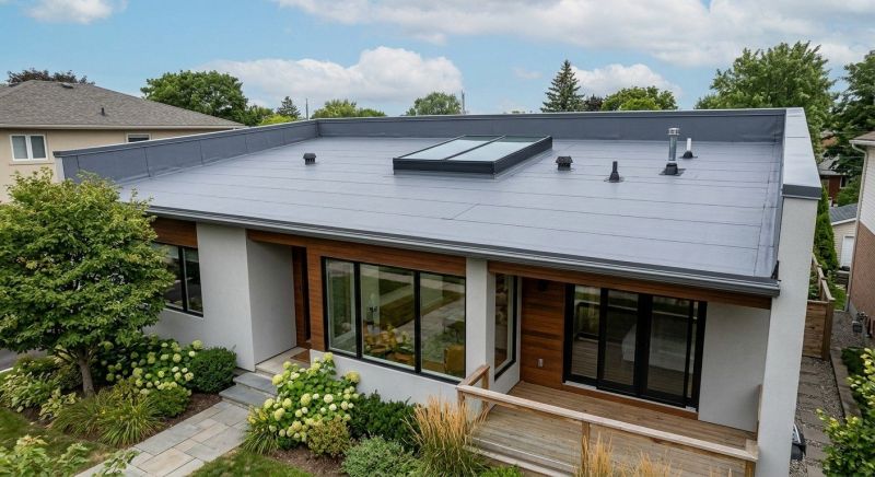 Single Ply Roof Replacement in East Waterboro, ME