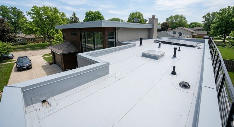 Single Ply Roof Replacement in Sanford, ME