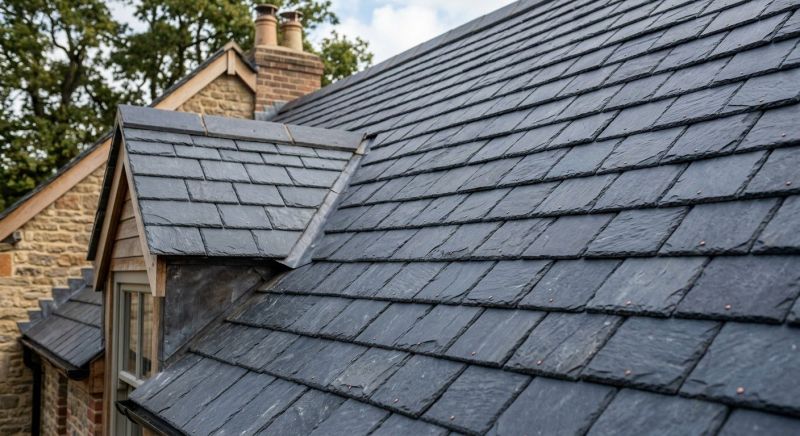 Slate Roof Installation in East Waterboro, ME