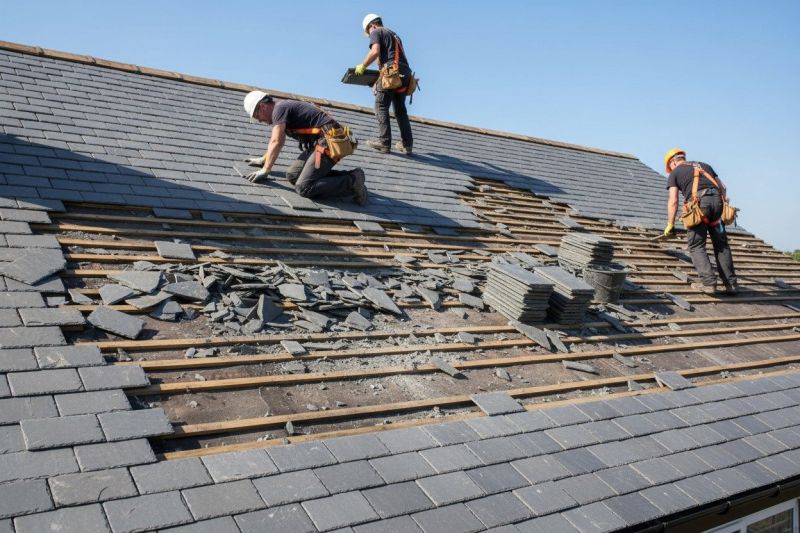 Slate Roof Replacement in Buxton, ME