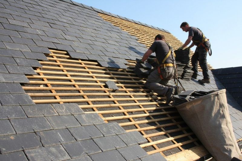 Slate Roof Replacement in Gorham, ME