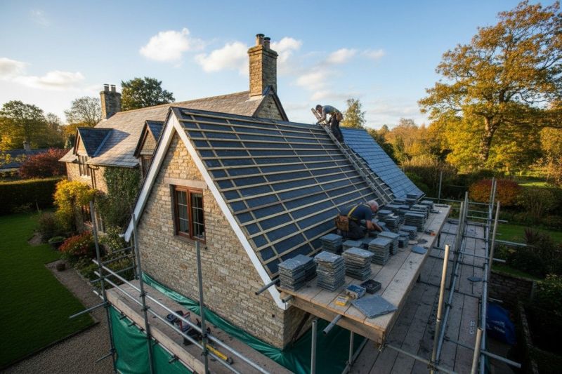 Slate Roof Replacement in Waterboro, ME