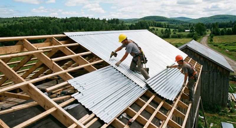 Steel Roof Installation in York County, ME