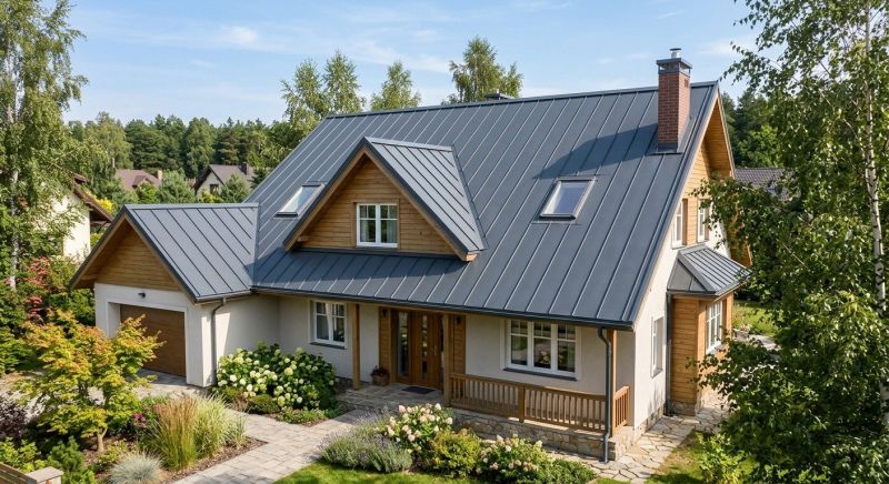 Steel Roof Replacement in York County, ME